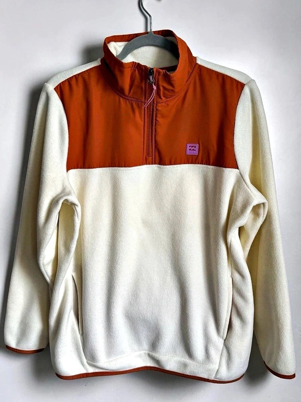 Billabong A/Div Horizon Mock Neck Half-Zip Sherpa Sweatshirt Medium